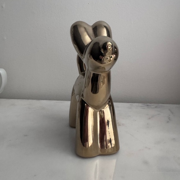 Gold Dog Statue Table Decor - Picture 3 of 4